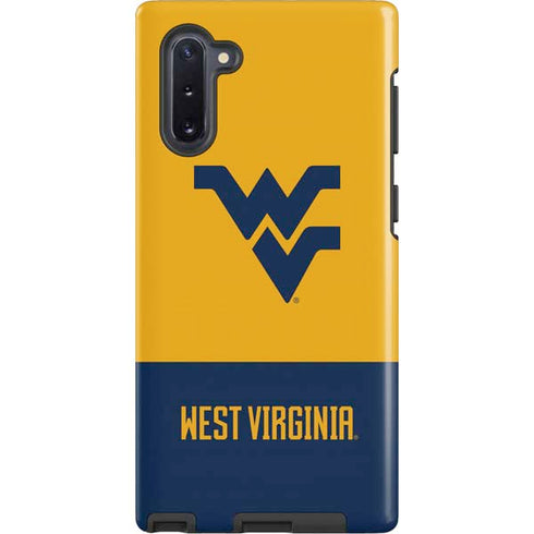 West Virginia University WV Yello split Galaxy Cases