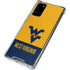 West Virginia University WV Yello split Galaxy Note20 5G Clear Case