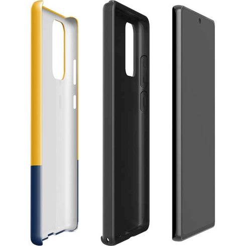West Virginia University WV Yello split Galaxy Note20 5G Pro Case
