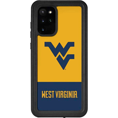 West Virginia University WV Yello split Galaxy S20 Plus Waterproof Case