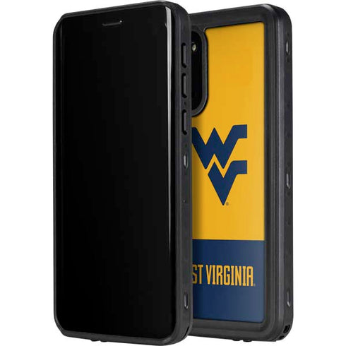 West Virginia University WV Yello split Galaxy S20 Waterproof Case