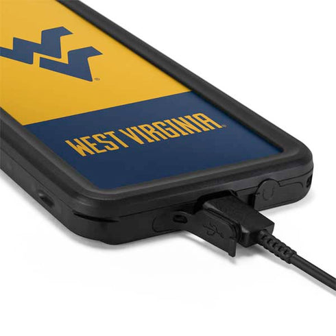 West Virginia University WV Yello split Galaxy S20 Waterproof Case