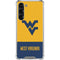 West Virginia University WV Yello split Galaxy S24 FE Clear Case