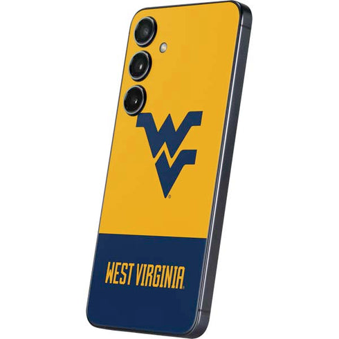 West Virginia University WV Yello split Galaxy S25 Plus Skin