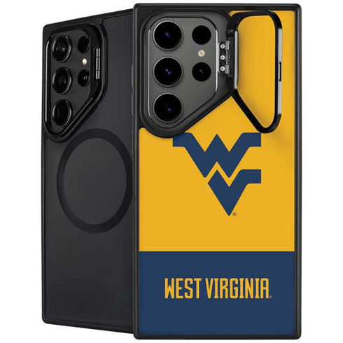 West Virginia University WV Yello split Galaxy Cases