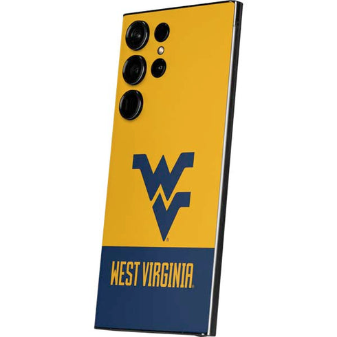 West Virginia University WV Yello split Galaxy S24 Ultra Skin