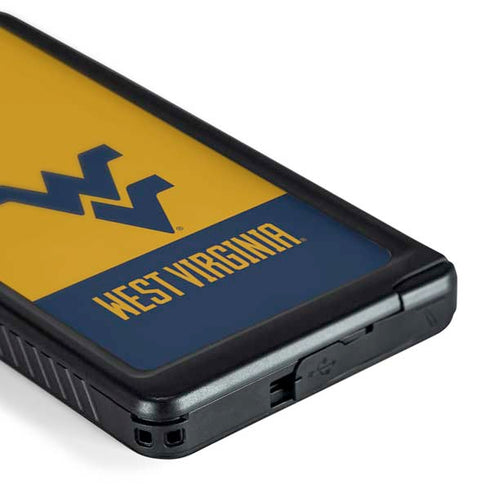 West Virginia University WV Yello split Galaxy S24 Ultra Waterproof Case