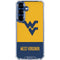 West Virginia University WV Yello split Galaxy S25 Plus Clear Case