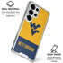 West Virginia University WV Yello split Galaxy S25 Ultra Clear Case