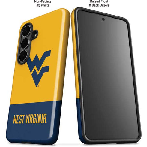 West Virginia University WV Yello split Galaxy S26 Impact Case