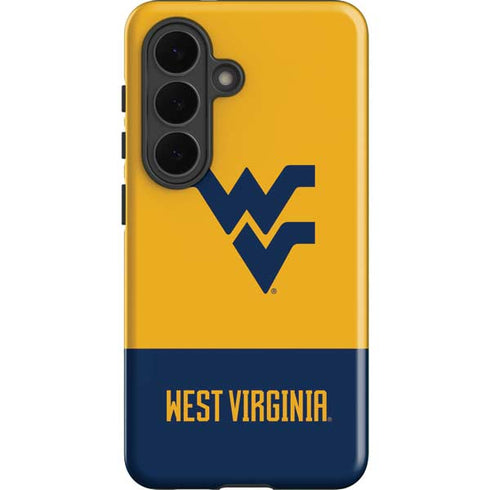 West Virginia University WV Yello split Galaxy S26 Plus Impact Case
