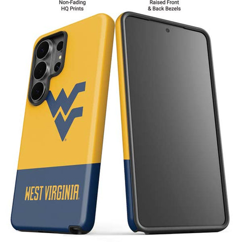 West Virginia University WV Yello split Galaxy S26 Ultra Impact Case