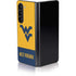 West Virginia University WV Yello split Galaxy Z Fold5 5G Skin