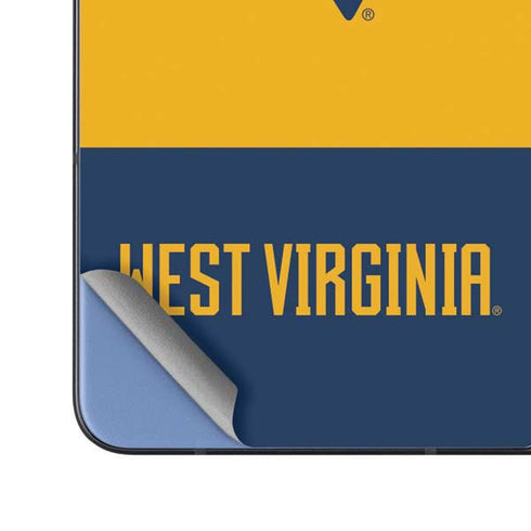 West Virginia University WV Yello split Galaxy Z Fold5 5G Skin