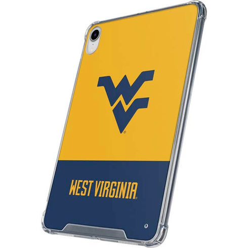 West Virginia University WV Yello split iPad 11th Gen (2025) Clear Case