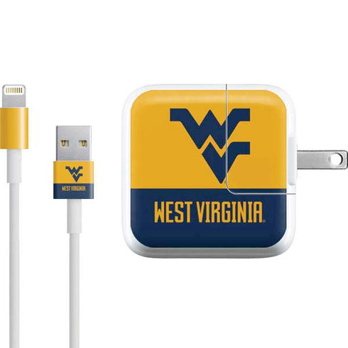 West Virginia University WV Yello split iPad Charger (10W USB) Skin