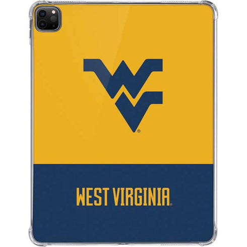 West Virginia University WV Yello split iPad Pro 11in (2024) Clear Case