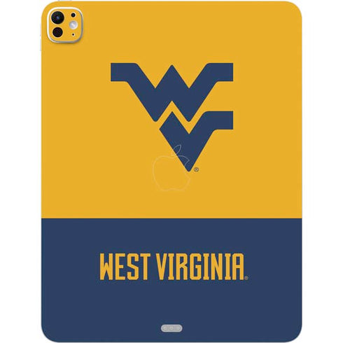 West Virginia University WV Yello split iPad Pro 13in M4 (2024) Skin