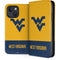 West Virginia University WV Yello split iPhone 15 Plus Folio Case