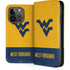 West Virginia University WV Yello split iPhone 15 Pro Folio Case