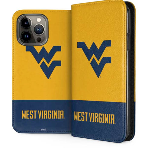 West Virginia University WV Yello split iPhone Cases