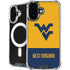 West Virginia University WV Yello split iPhone 16 Plus MagSafe Case