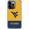 West Virginia University WV Yello split iPhone 16 Pro Clear Case