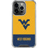 West Virginia University WV Yello split iPhone 16 Pro Clear Case