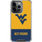 West Virginia University WV Yello split iPhone 16 Pro Max Clear Case