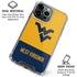 West Virginia University WV Yello split iPhone 16 Pro Max Clear Case