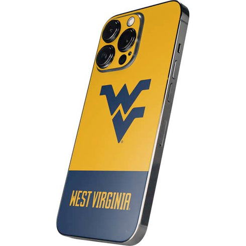 West Virginia University WV Yello split iPhone 16 Pro Skin