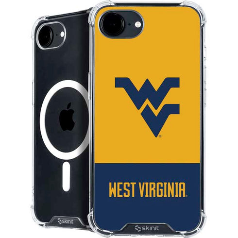 West Virginia University WV Yello split iPhone 16e MagSafe Case