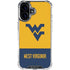 West Virginia University WV Yello split iPhone 17 Clear Case