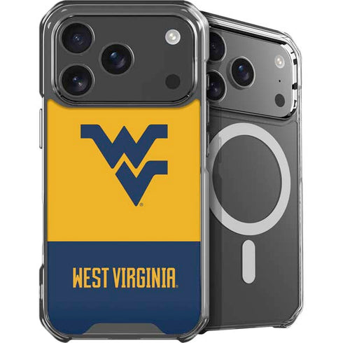 West Virginia University WV Yello split iPhone 18 Pro Max MagSafe Case