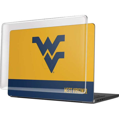 West Virginia University WV Yello split MacBook Pro 14in (2021-24) Case plus Skin