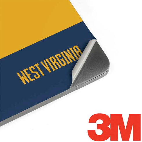 West Virginia University WV Yello split MacBook Skins