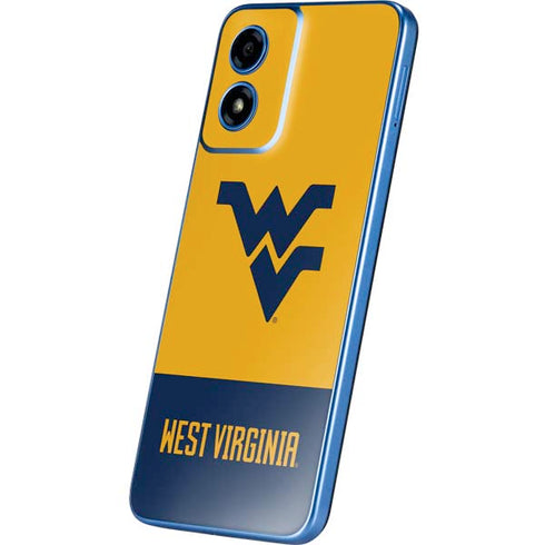 West Virginia University WV Yello split Moto G Play 4G (2024) Skin