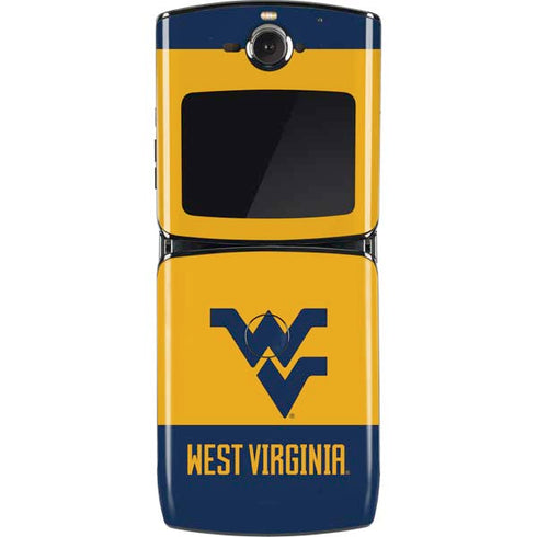 West Virginia University WV Yello split Motorola RAZR Skin