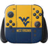 West Virginia University WV Yello split Nintendo Switch 2 (2025) with Joy-Con Skin