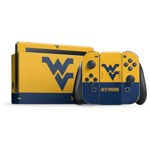 West Virginia University WV Yello split Nintendo Skins