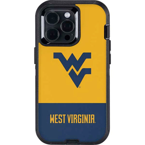 West Virginia University WV Yello split Otterbox Defender iPhone Skin