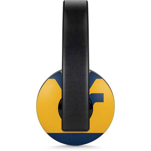 West Virginia University WV Yello split PlayStation 4 Gold Wireless Headset Skin