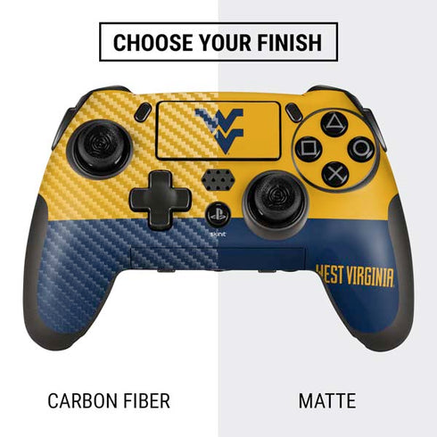 West Virginia University WV Yello split PlayStation Scuf Vantage 2 Controller Skin