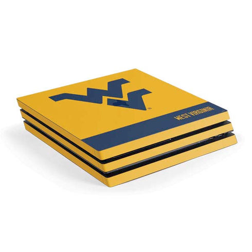 West Virginia University WV Yello split PlayStation PS4 Skins