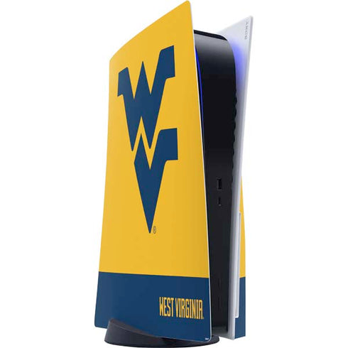 West Virginia University WV Yello split PlayStation PS5 Skins