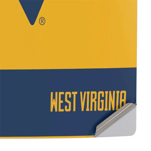 West Virginia University WV Yello split PS5 Pro Console Skin