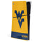 West Virginia University WV Yello split PS5 Slim Digital Edition Console Skin