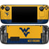West Virginia University WV Yello split Steam Deck Handheld Gaming Computer OLED Skin
