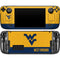 West Virginia University WV Yello split Steam Deck Handheld Gaming Computer Skin