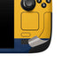 West Virginia University WV Yello split Steam Deck Handheld Gaming Computer Skin
